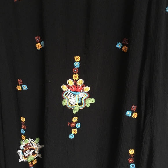 FREE PEOPLE/ NWT oxford embroidered minidress - Picture 4 of 8